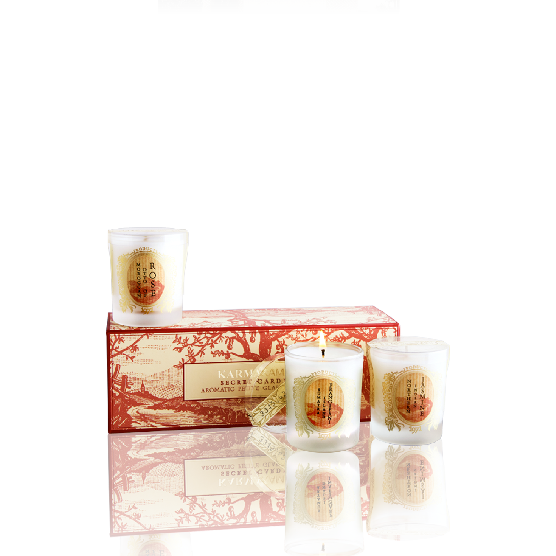 Aromatic Petite Glass Candle / Set